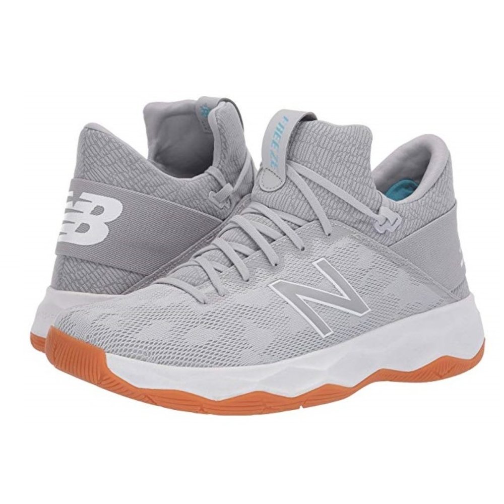 New Balance Light Gray Athletic Shoes with White Accents